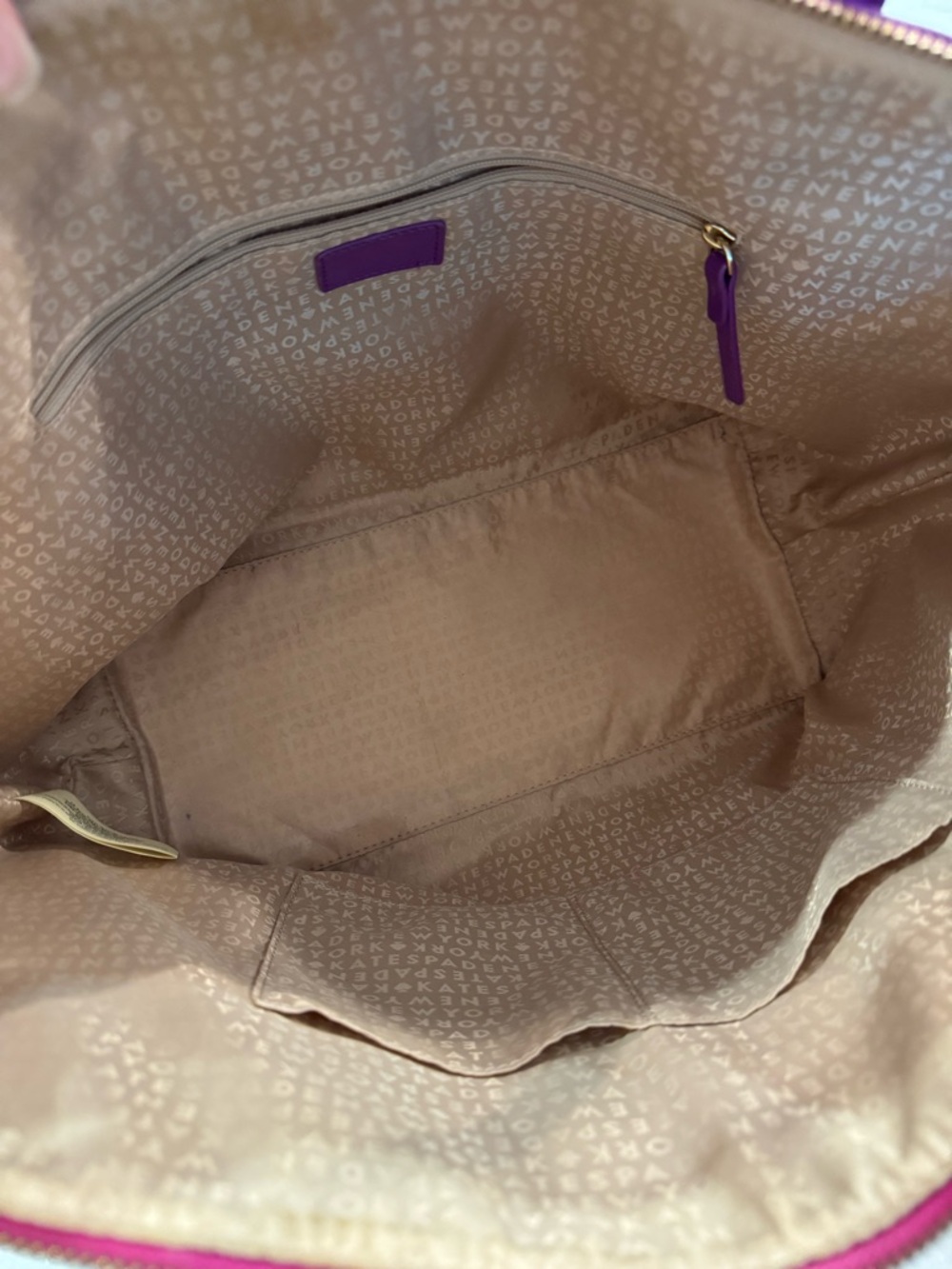 Kate Spade Purple Patent Tote - Picture 10 of 13